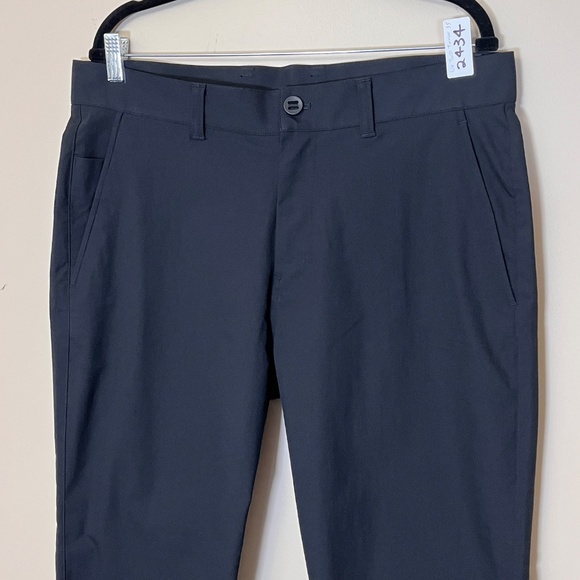 Lululemon Slim Tapered Twill Trouser Pants - Men's Size 35*30 - Black - Picture 2 of 11